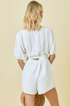 Top & Romper Matching Set