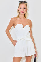 Strapless Romper