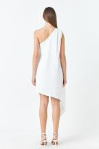 Asymmetrical Mini Dress