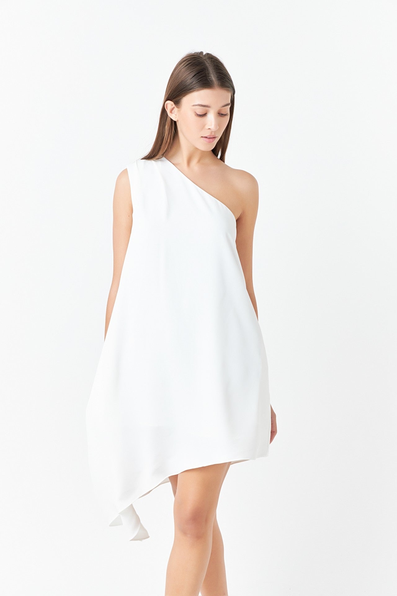 Asymmetrical Mini Dress