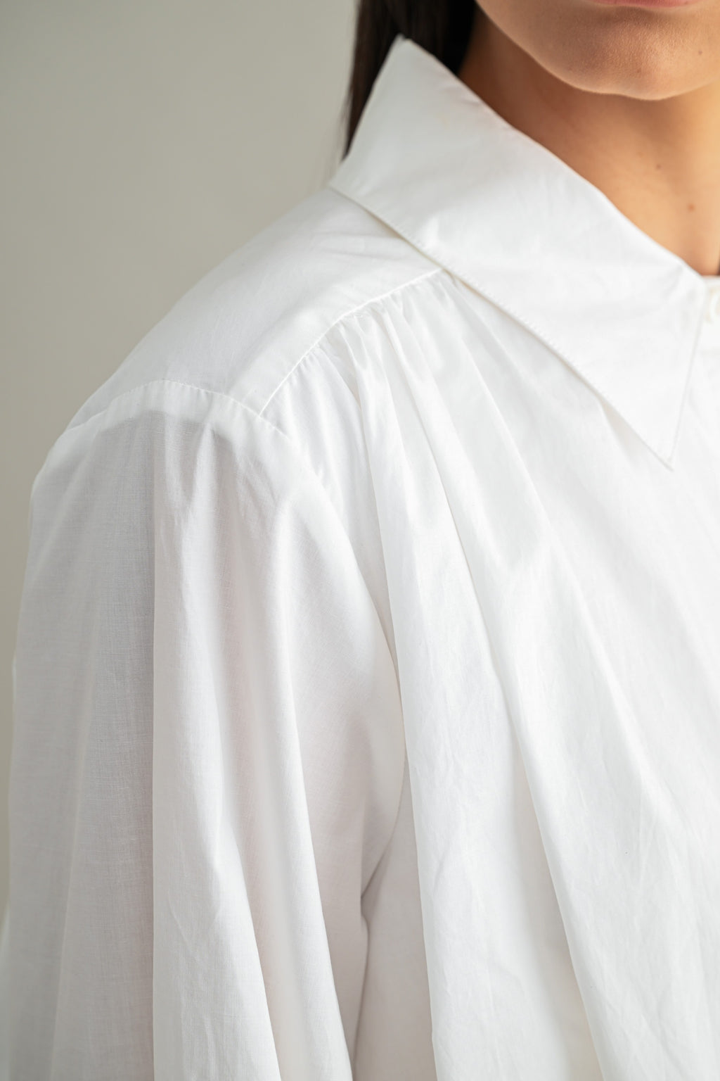 Bubble Hem Button Down Shirts