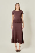Sahara Chocolate Fringe Set