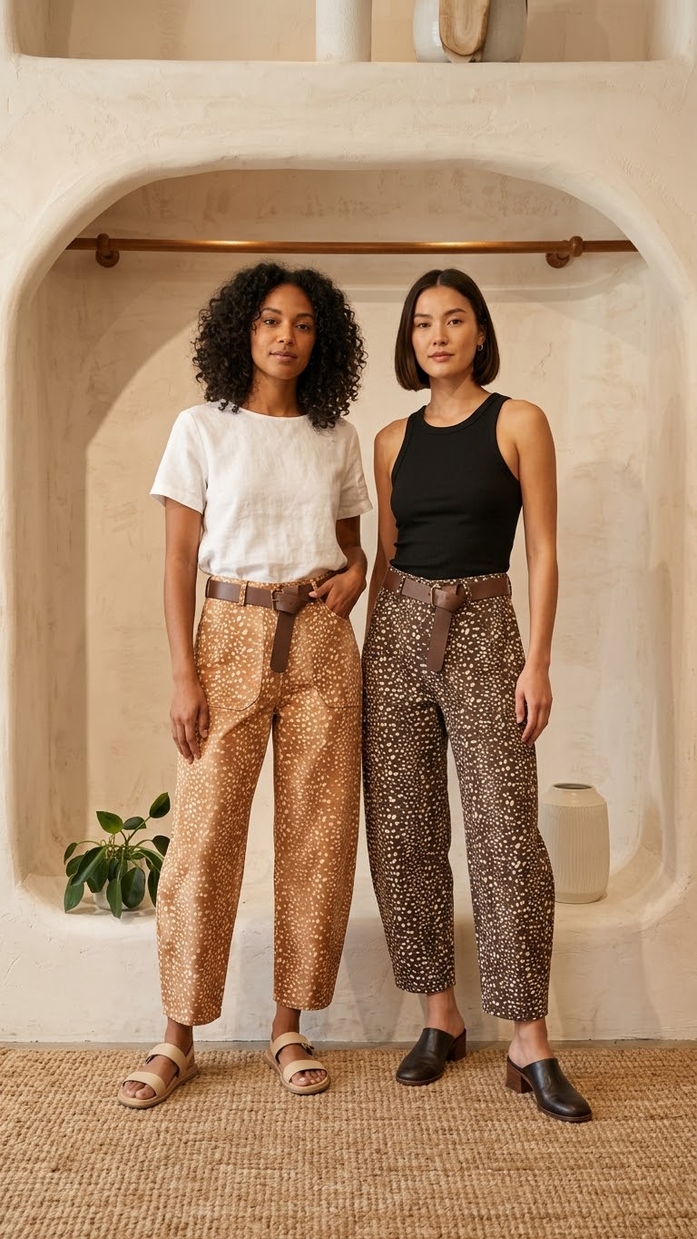 Solène Barrel Pant